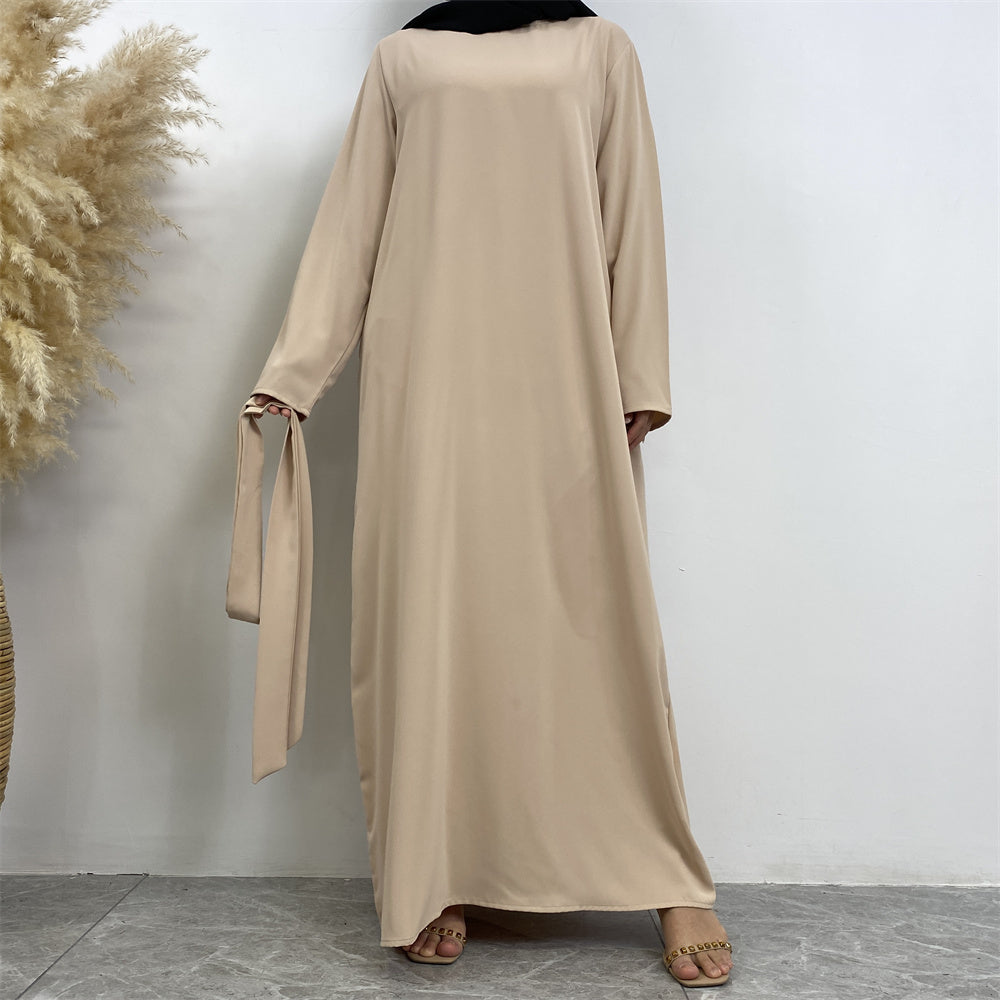 Serene Silhouette Abaya - Open Arm Edition