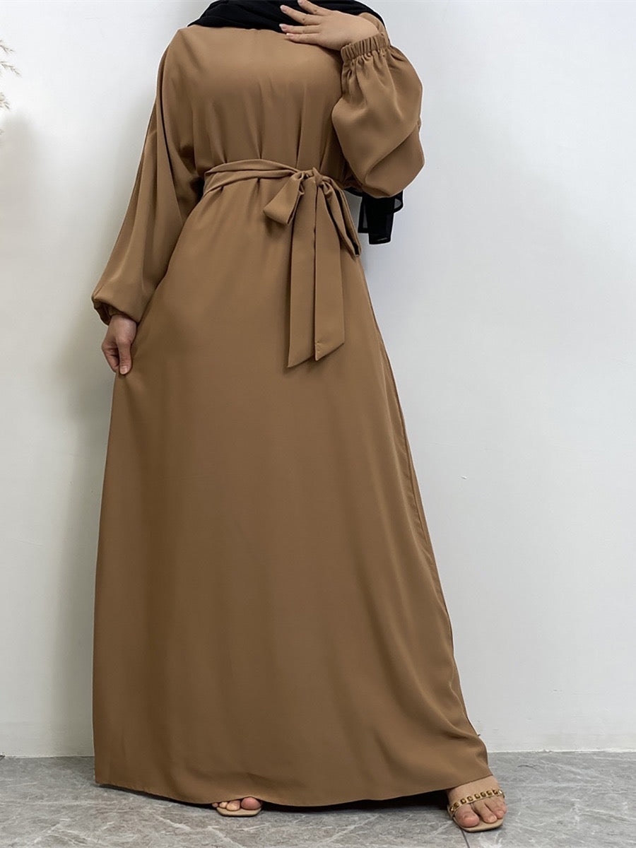 Serene Silhouette Abaya - Closed Arm Edition