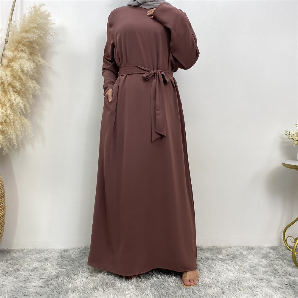 Serene Silhouette Abaya - Open Arm Edition