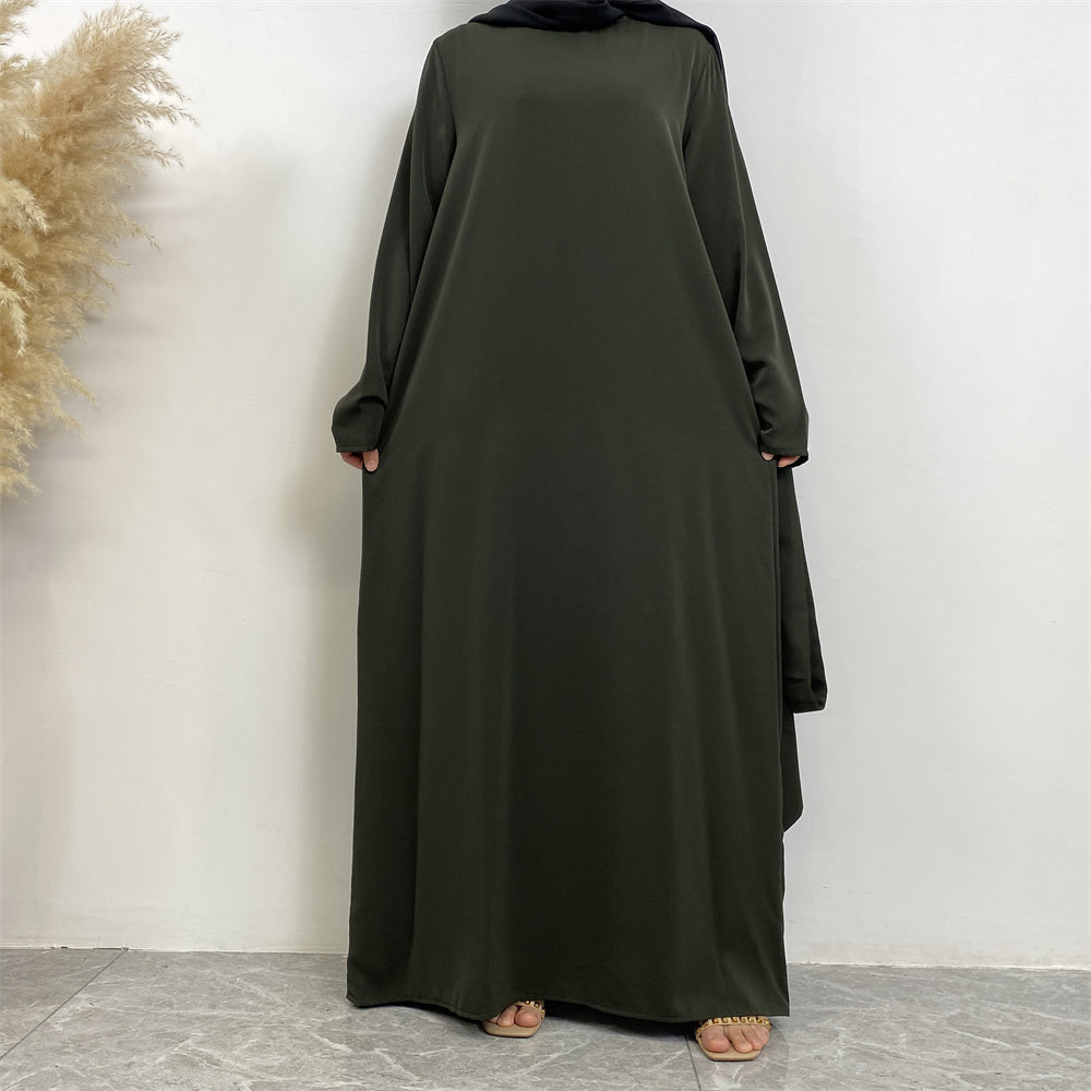 Serene Silhouette Abaya - Open Arm Edition