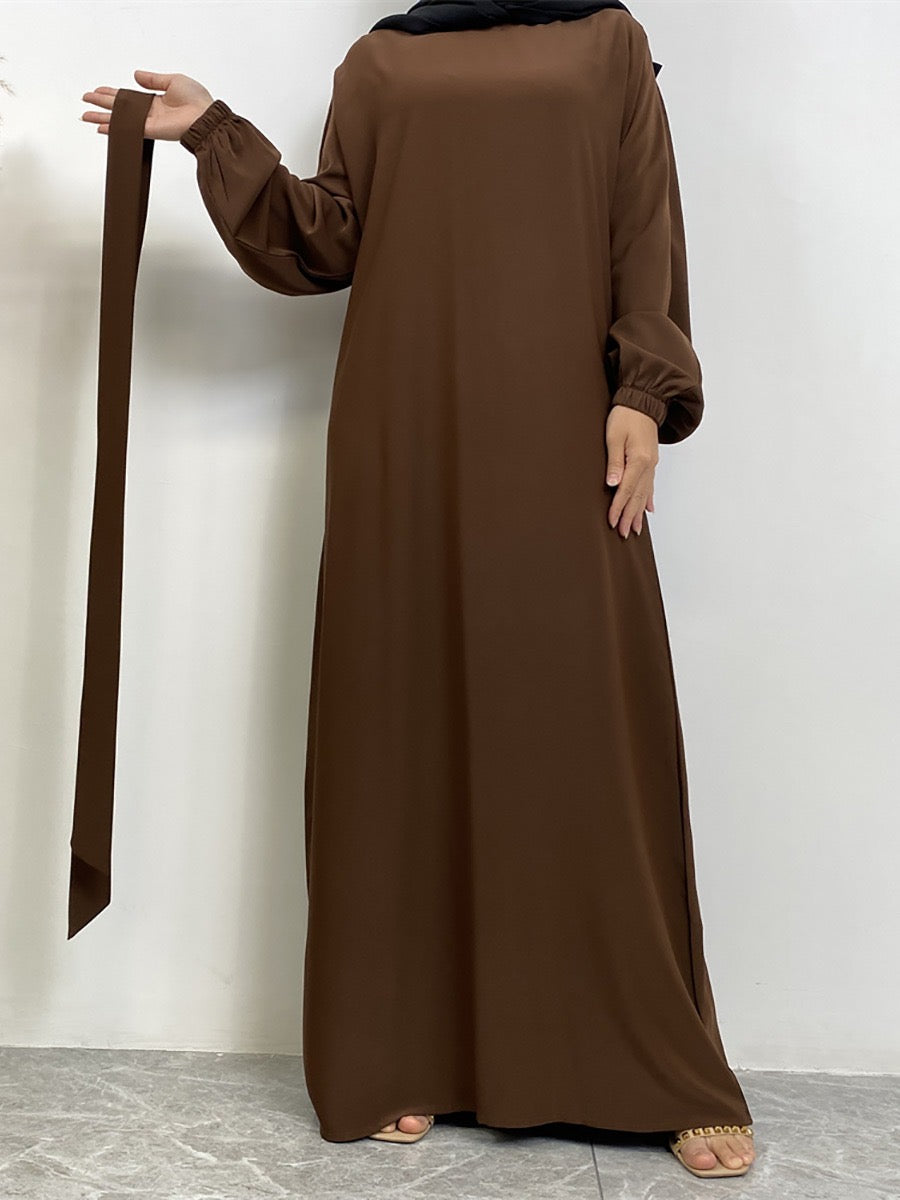 Serene Silhouette Abaya - Closed Arm Edition