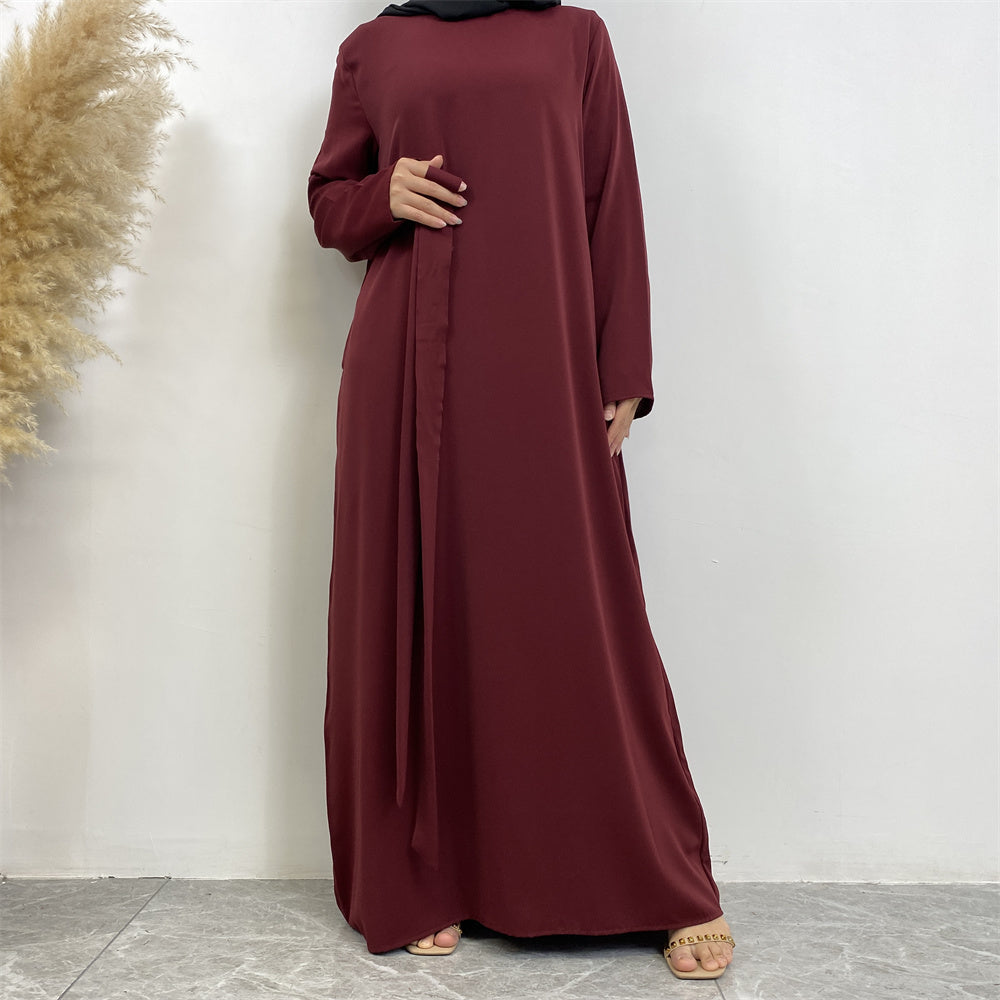 Serene Silhouette Abaya - Open Arm Edition