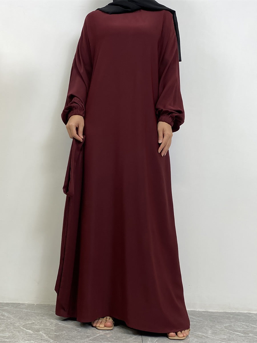 Serene Silhouette Abaya - Closed Arm Edition
