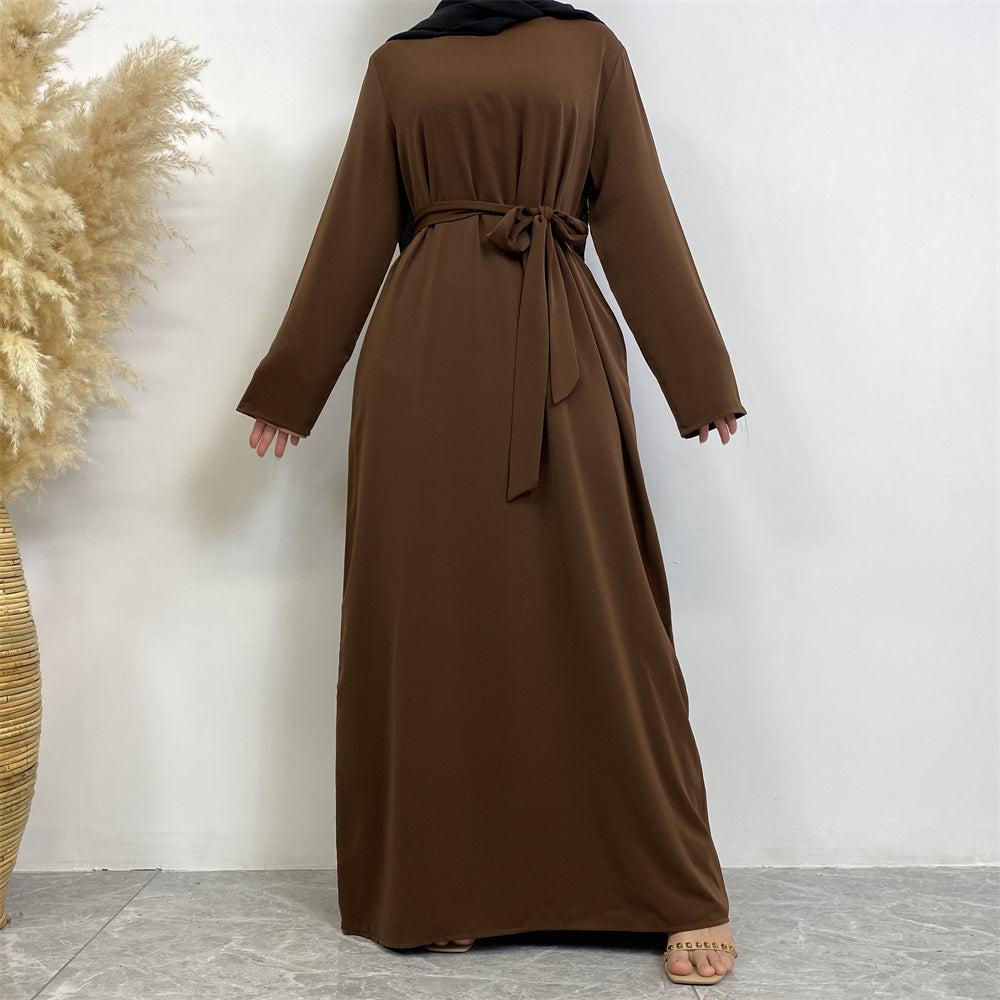 Serene Silhouette Abaya - Open Arm Edition
