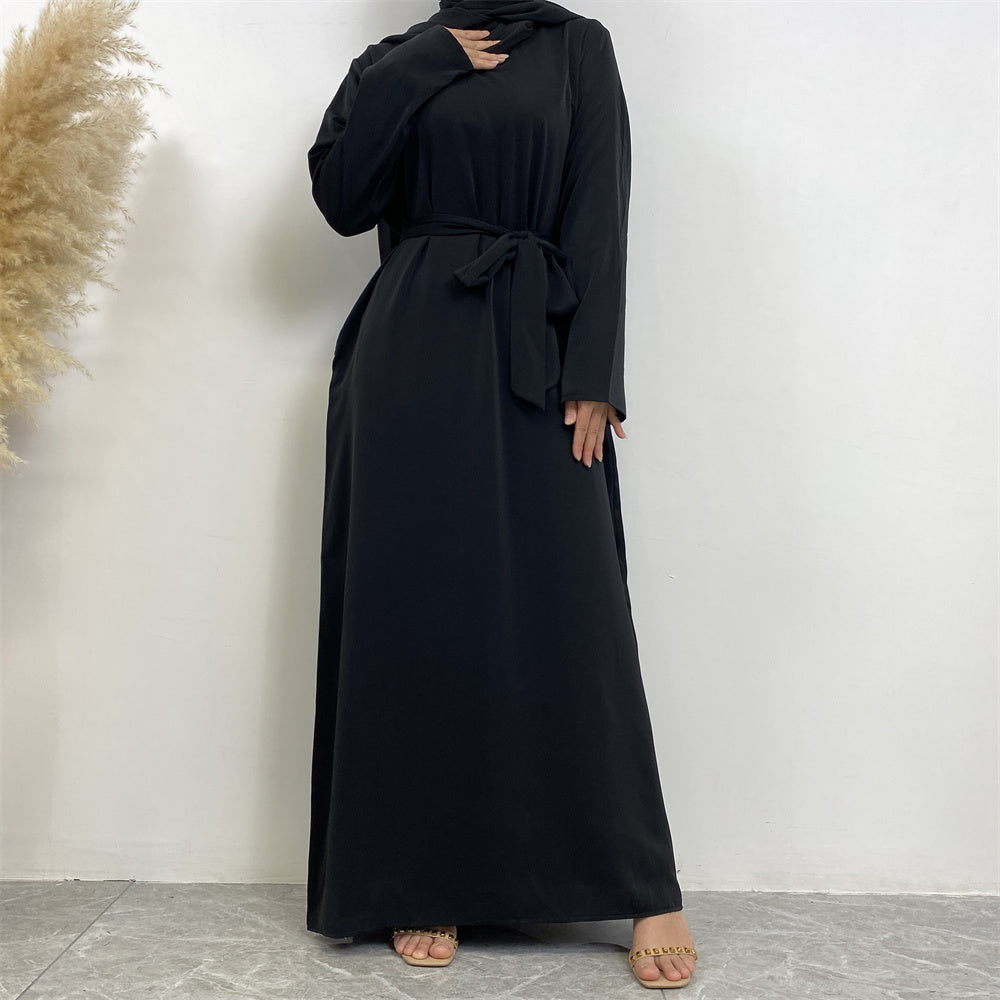 Serene Silhouette Abaya - Open Arm Edition