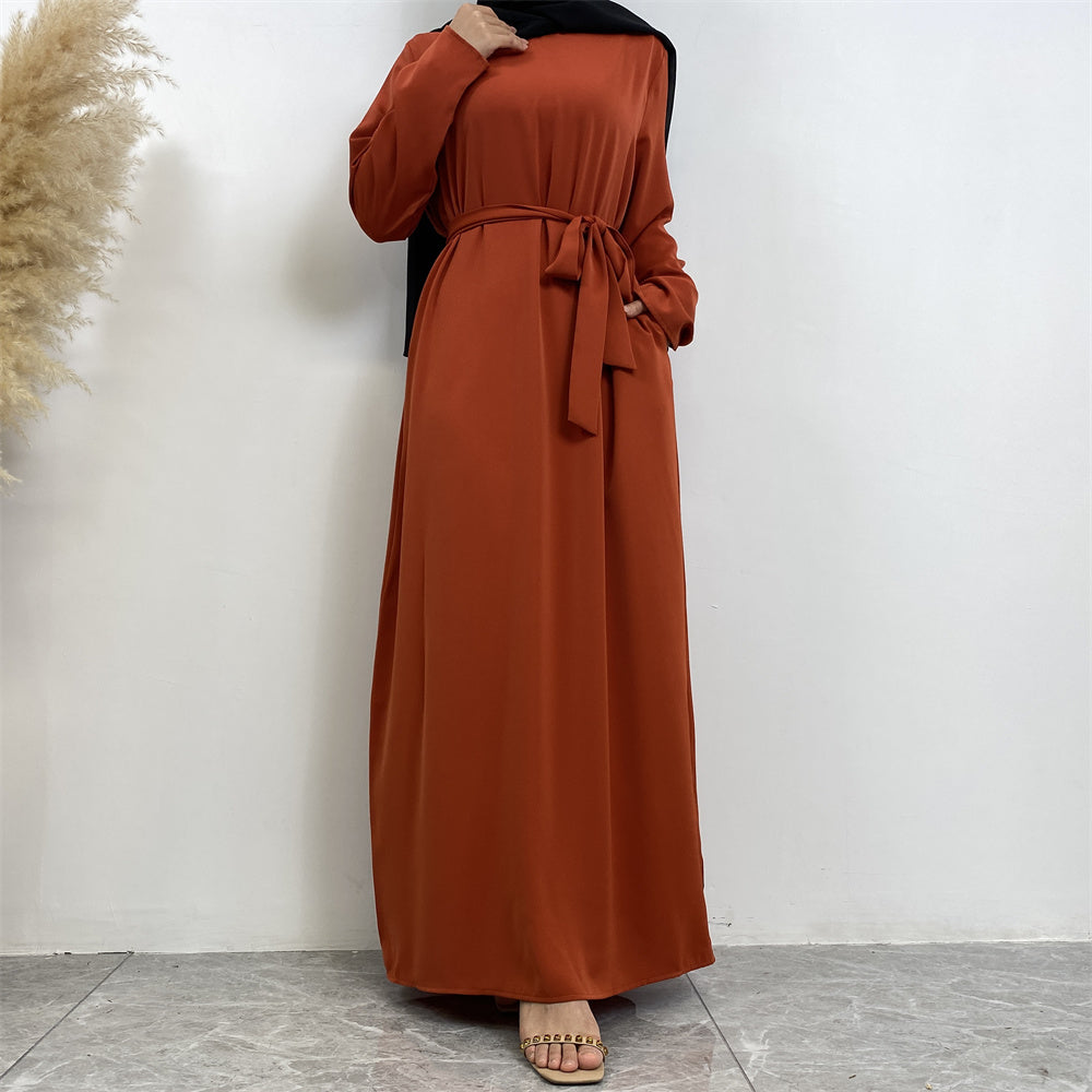 Serene Silhouette Abaya - Open Arm Edition