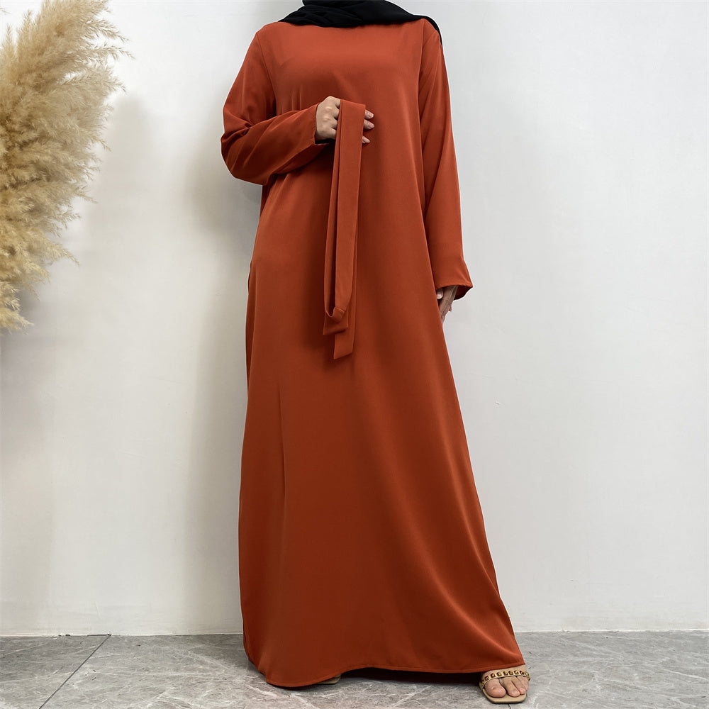 Serene Silhouette Abaya - Open Arm Edition
