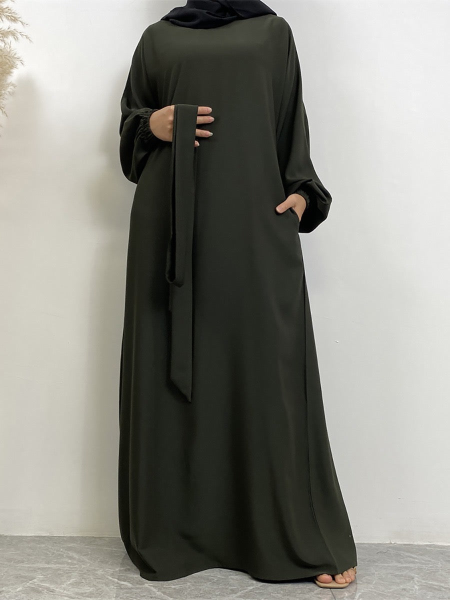 Serene Silhouette Abaya - Closed Arm Edition
