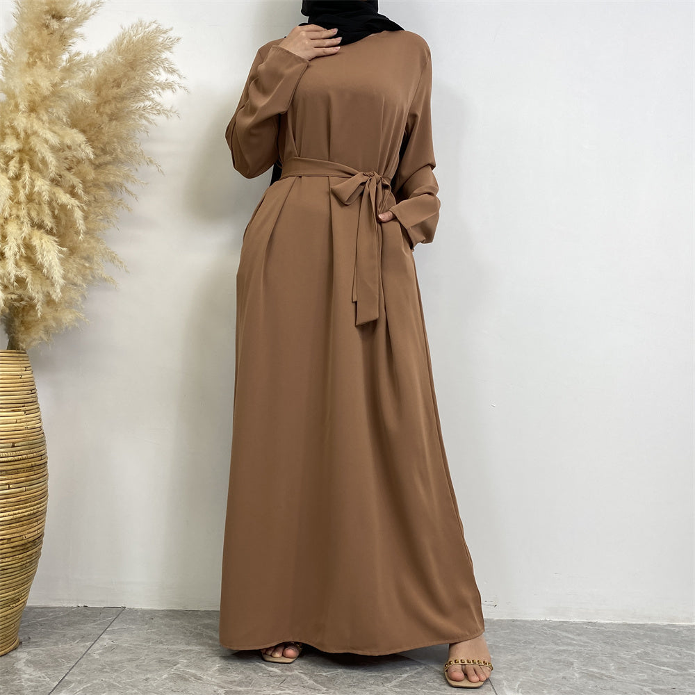 Serene Silhouette Abaya - Open Arm Edition
