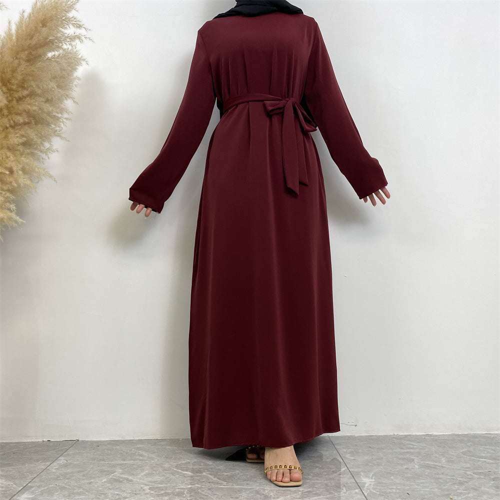 Serene Silhouette Abaya - Open Arm Edition